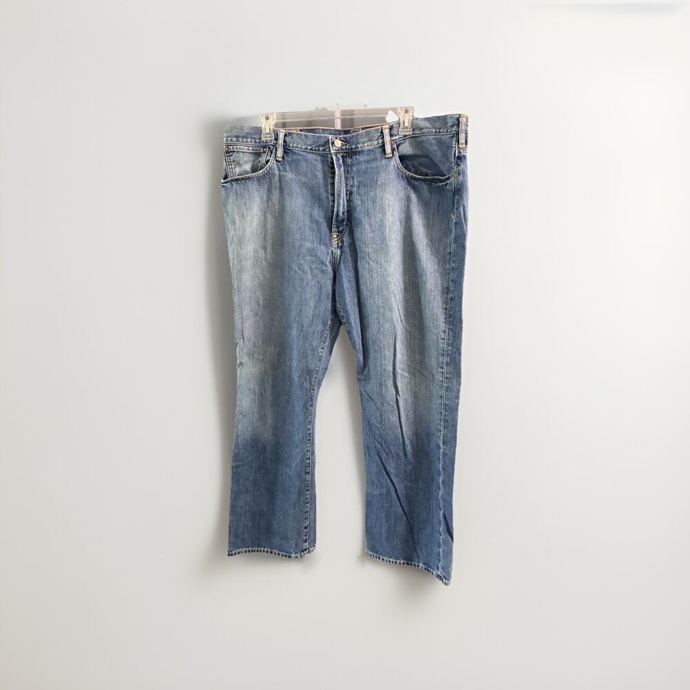 Polo Ralph Lauren Vintage Jeans Mens 42x30 Blue Classic 15941 Straight Denim